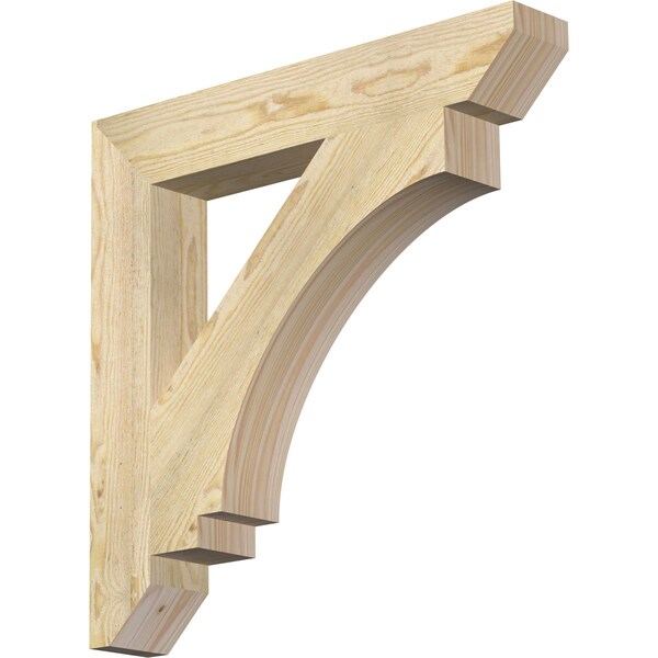 Ekena Millwork Imperial Slat Rough Sawn Bracket, Douglas Fir, 4"W x 26"D x 26"H BKT04X26X26IMP06RDF - main